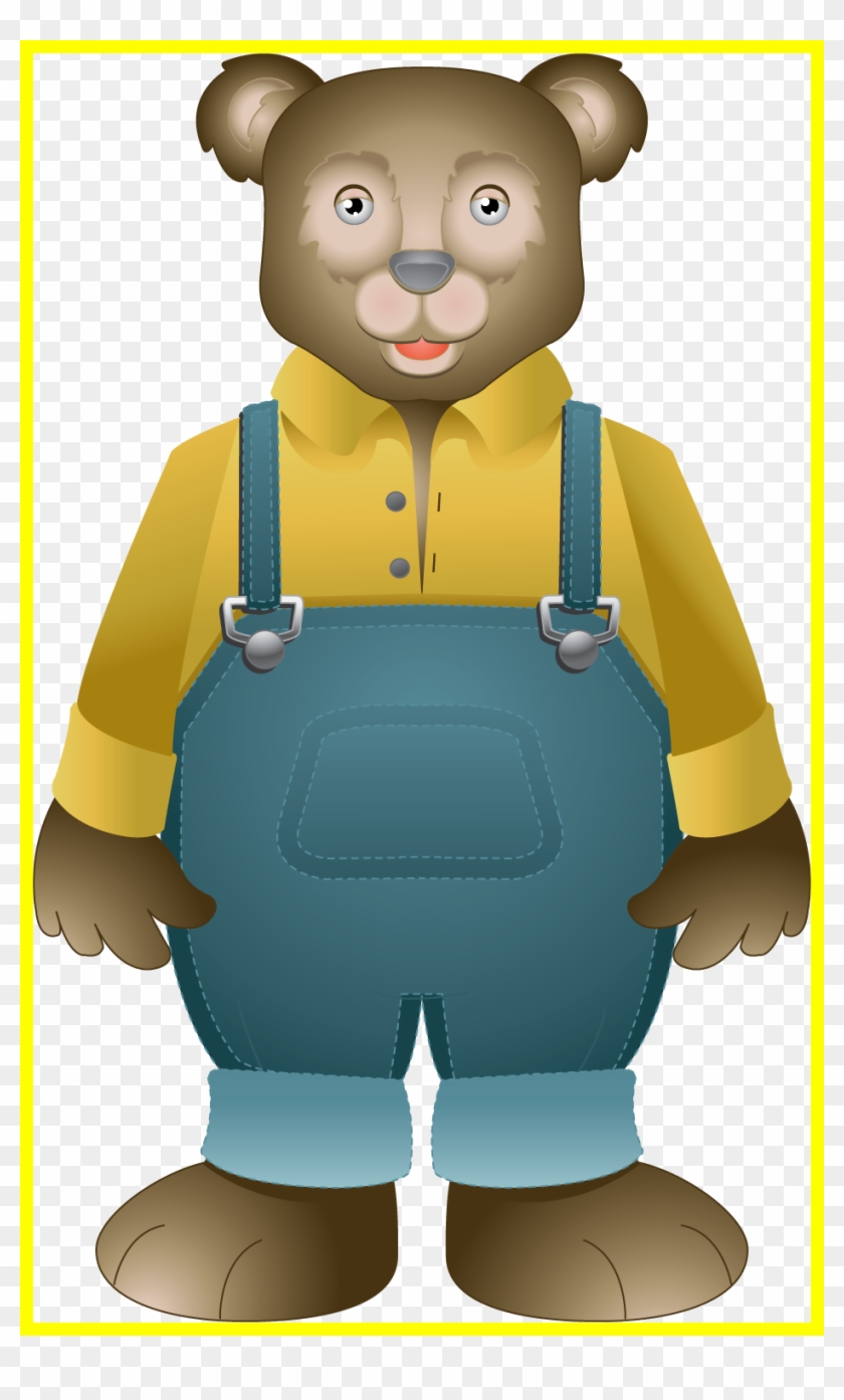 The Best Papa Bear Clipart Los Tres Osos Pic Of Popular - Goldilocks And The Three Bears Cut Outs #996605