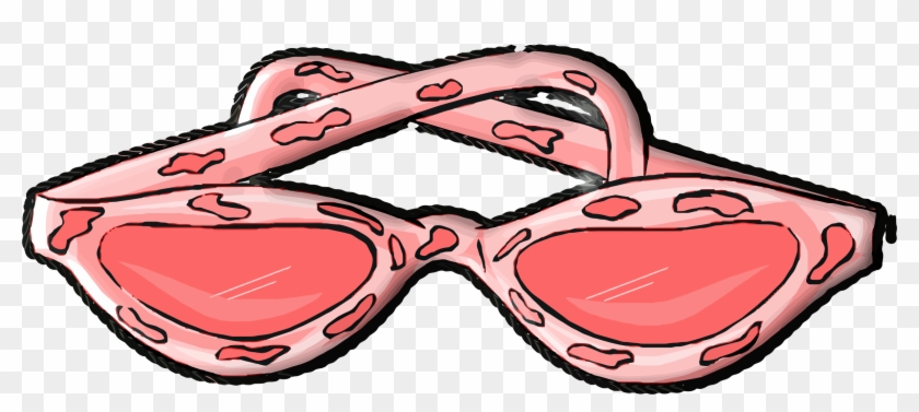 Pink Sunglasses - Sunglasses #996930