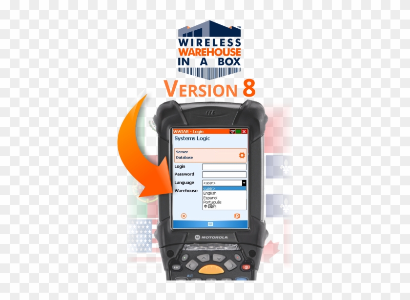 Wireless Warehouse In A Box Version 8 Wms Now Multi - Motorola Zebra Mc9190g-z, 2d, Bt, Wi-fi, Rfid #997115