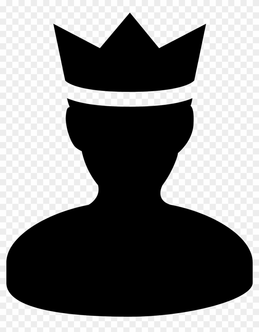 The Icon Consists Of The Portrait Outline Of A Male - Moderador Png #997229