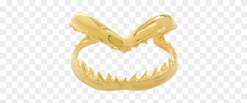 Tom Binns Cuff In Gilded Metal, Shark Jaw - Coin Purse #997430