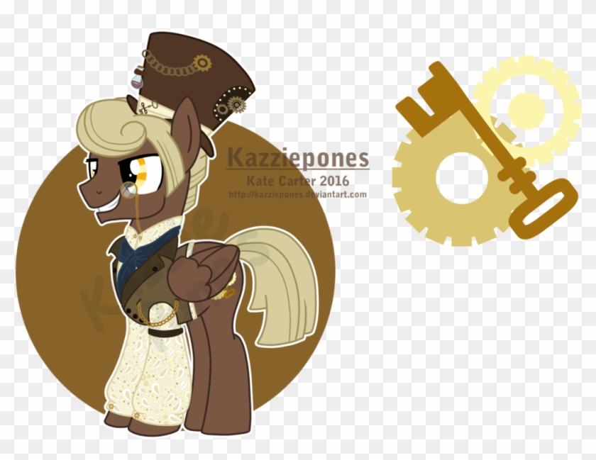 [custom Design Sale] Steampunk Themed Pony By Kazziepones - Steampunk Mlp Custom #997749