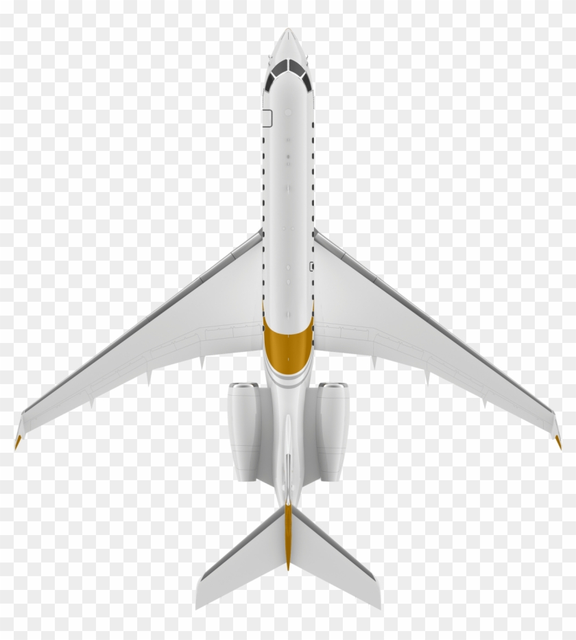 Global 6000 Top View - Private Jet Top View #998061