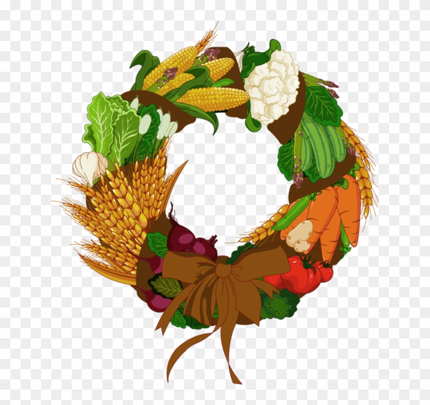 Picking Vegetables Clipart - Happy Thanksgiving 6a Bag, Adult Unisex, Natural #998066