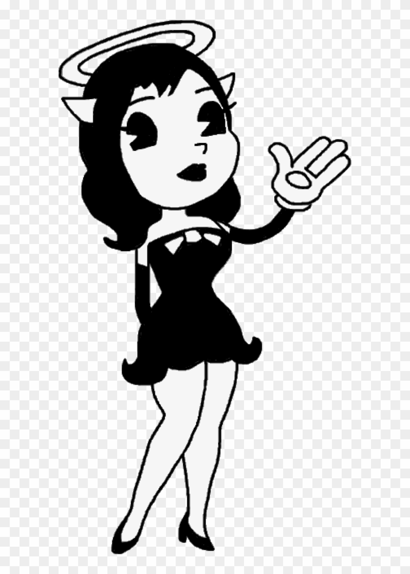 Bendy And The Ink Machine Drawing Betty Boop Cartoon - Bendy Alice Angel #998148