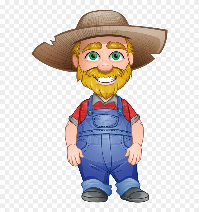 Farmer Transparent Background - Farm Man Cartoon #998247