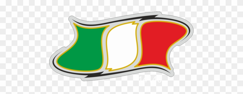 Adesivo 3d Italia Sagomata - Bandiere Loghi #998783