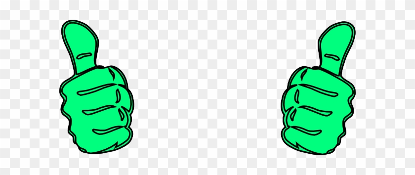 Green Two Thumbs Clip Art At Clker - Clip Art #998824