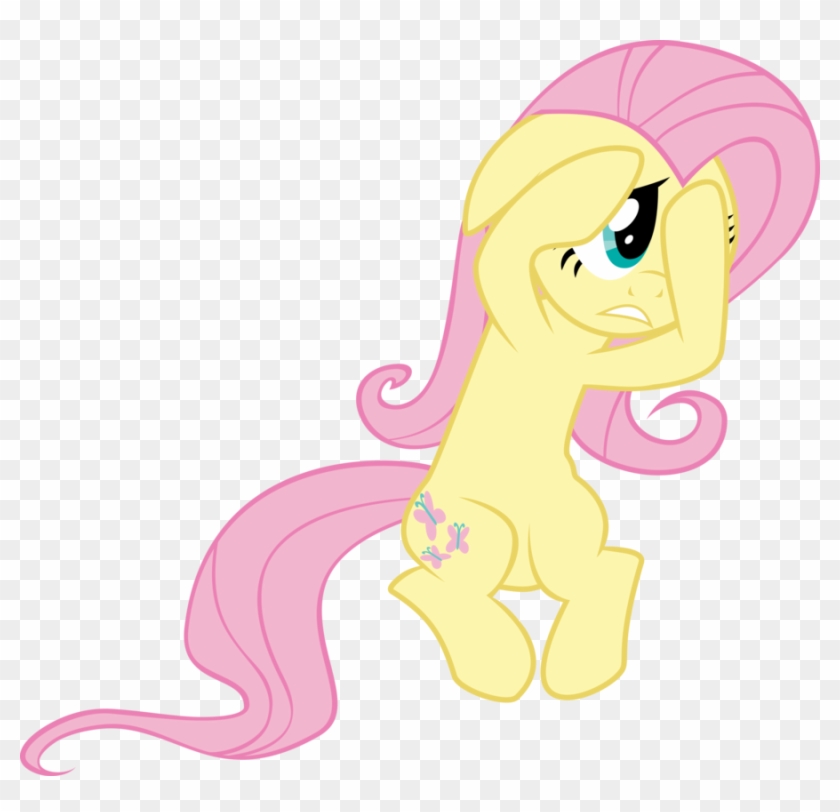 Scared Fluttershy~ By Lunabubble-ede96 - My Little Pony Fluttershy Scared #999073