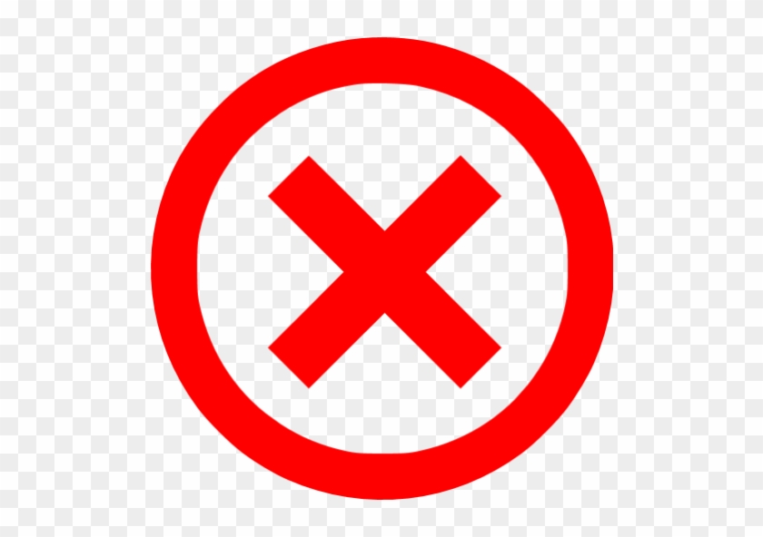 Computer Icons X Mark Check Mark Clip Art - Red X Icon #999160