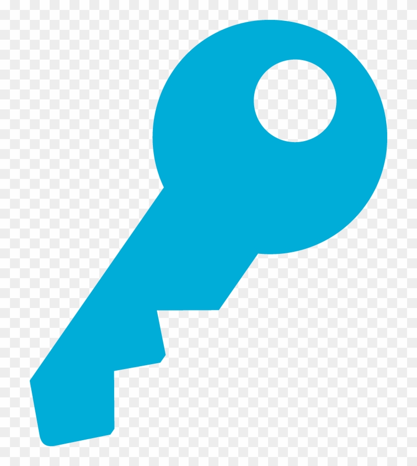 Hfh Icon Key Blue - Blue Key Icon #999261