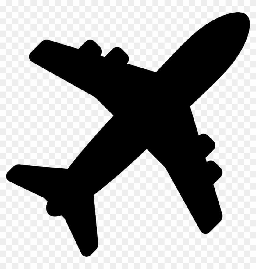 Airplane Clip Art - Airplane Silhouette #999721