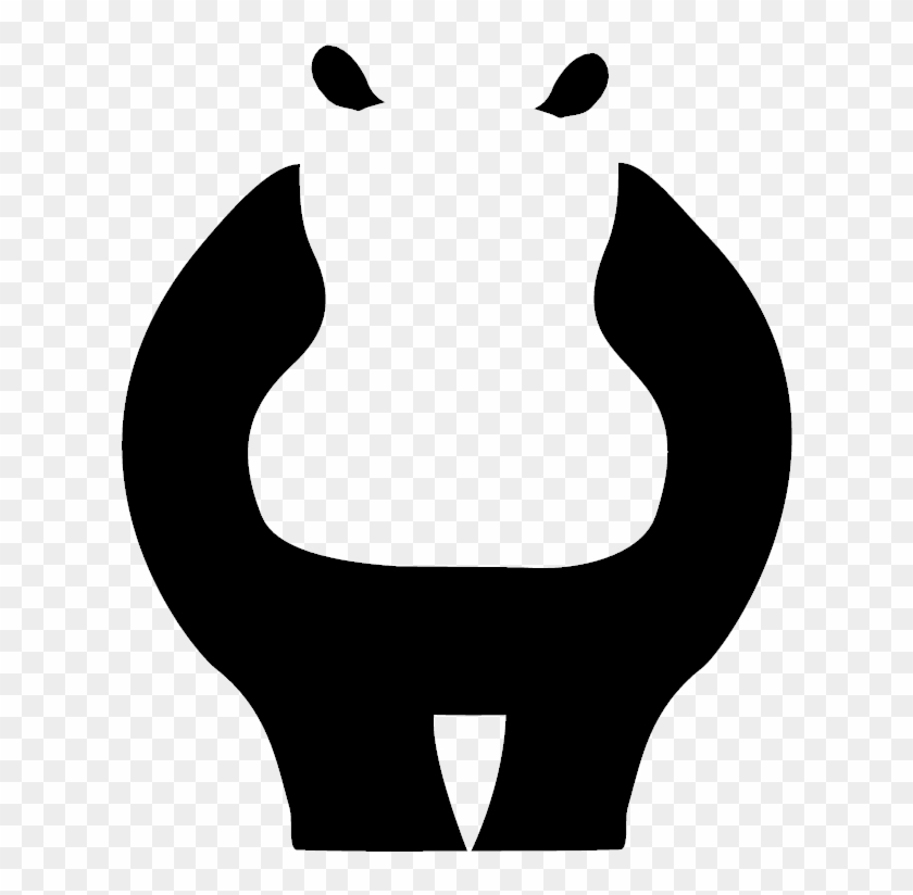 Hippo Clip Art Black And White #999738