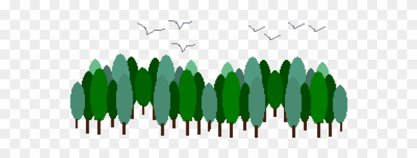 Tree Row Clipart 4 By Brian - Clip Art #999815