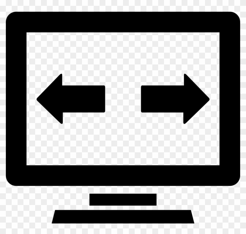 Horizontal Scroll Arrows On The Monitor Comments - Left And Right #999820