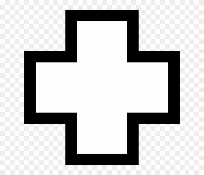 Red Cross Mark Clipart Doctor - Drawing Of Plus Sign #1000082
