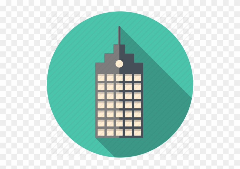 Structure Clipart Office Building - Company Icon Flat Design #1000159