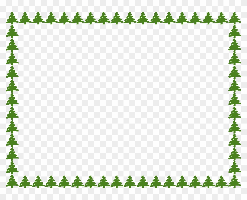Tree Borders Clip Art Border Clipart - Christmas Tree #1000698