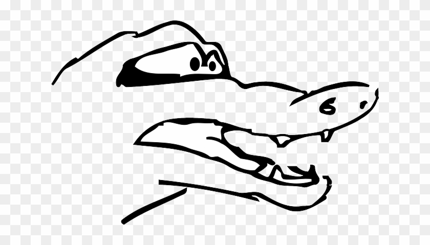 Alligator Drawing, Mouth, Sad, Teeth, Alligator - Gambar Animasi Kepala Buaya #1000734