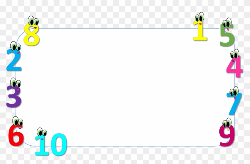 Storm Clipart Border Pencil And In Color - Number Borders And Frames #1000737