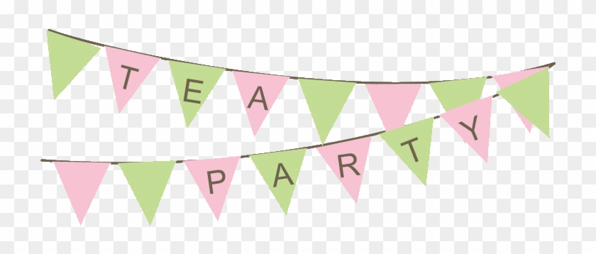 Tea Party Clipart Bunting - Free Tea Party Clip Art #1000739
