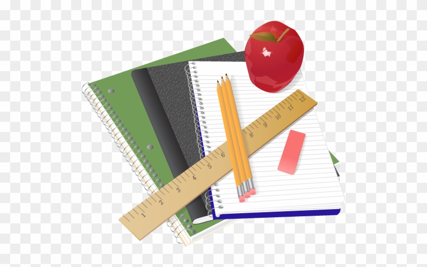 School Supplies Clip Art - High School Supplies Clipart #1001210