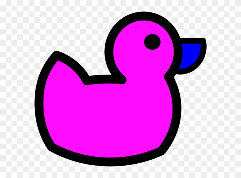 Duck Clipart - Pink Duck Clipart #1001699