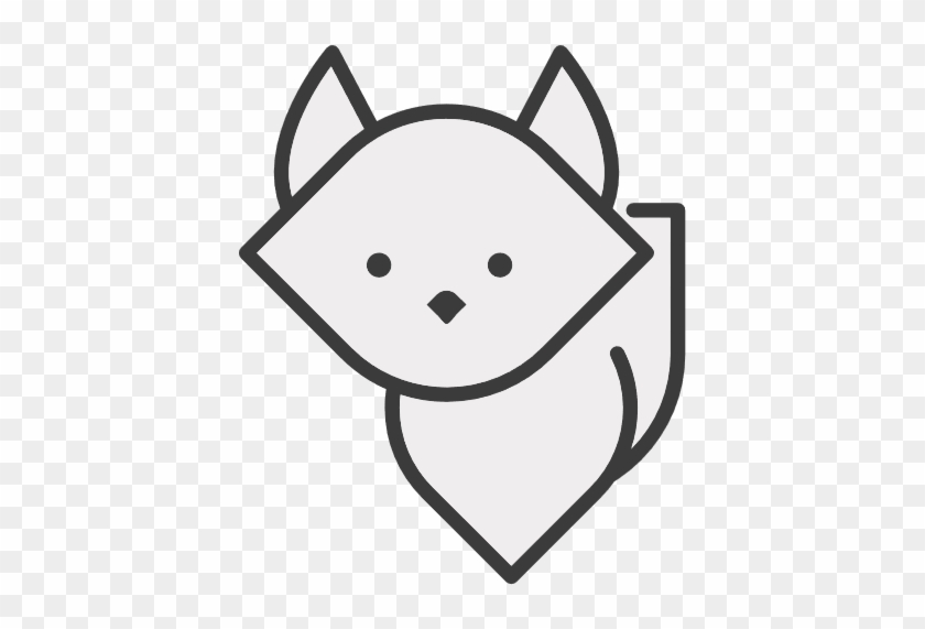 Fox Clip Art Black And White #1001812