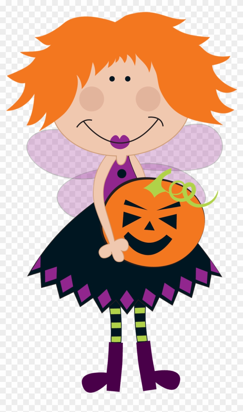 Clipart De Niños Disfrazados Para Halloween - Clip Art #1002372