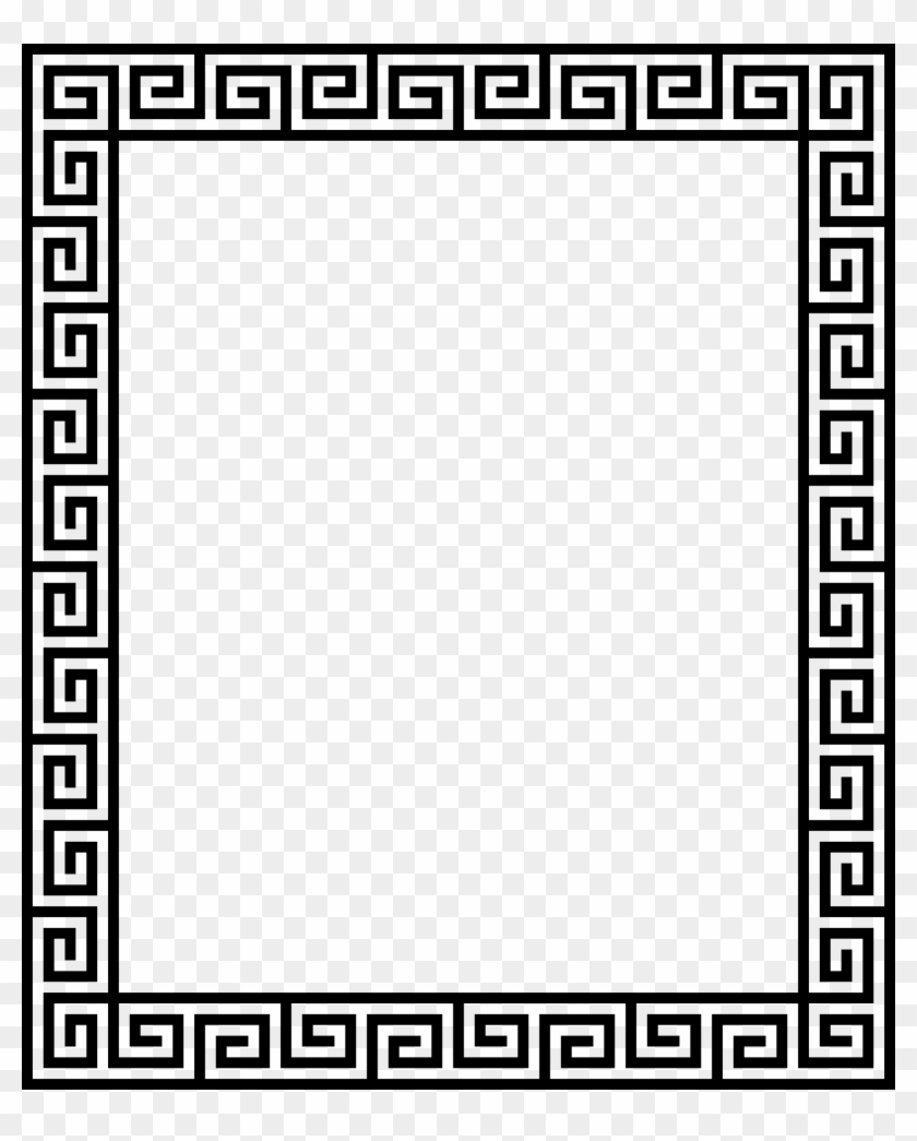 Greek Key Frame Icons Png Free Png And Icons Downloads - Greek Key Border Png #1002688