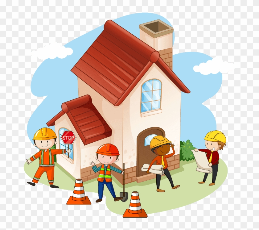 This Site Is Currently Inactive - House Construction Cartoon Png #1002902