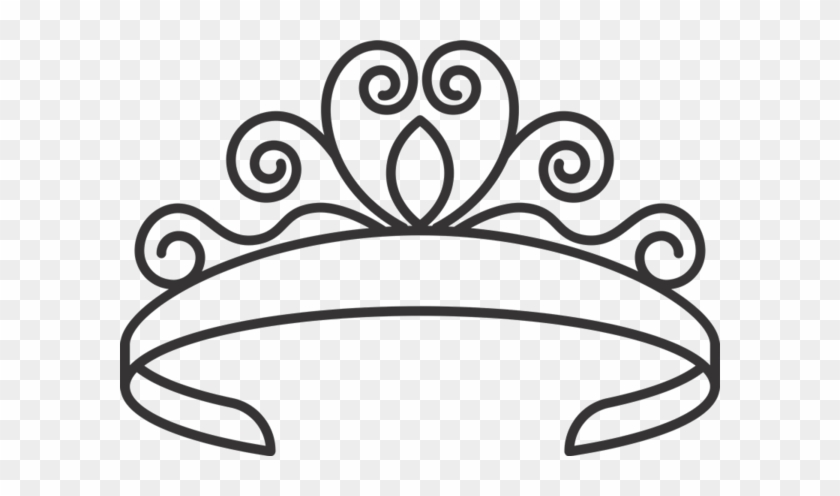 Princess Tiara Rubber Stamp - Rubber Stamp #1002933