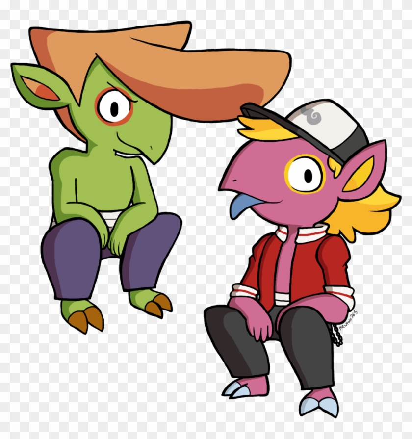 Roughraff And Brooklin By Mewtwo365 Roughraff And Brooklin - Cartoon #1003369