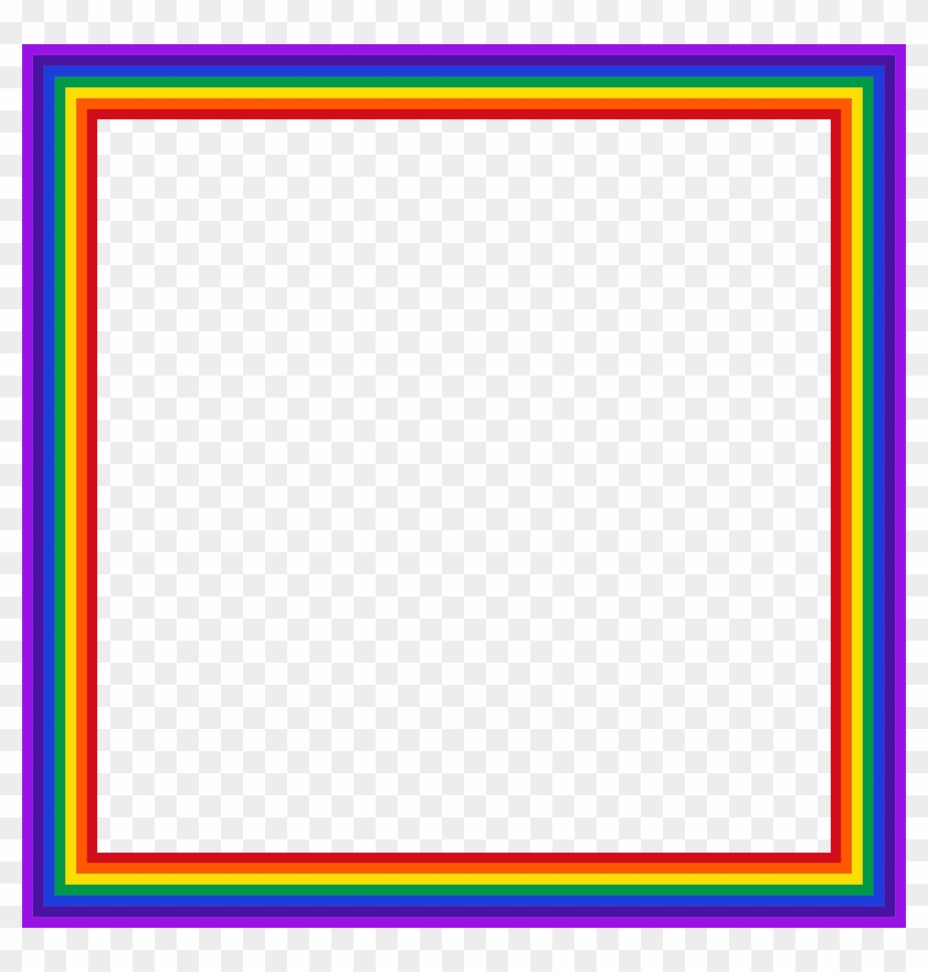 Rainbow Square 2 - Cross-stitch #1003380