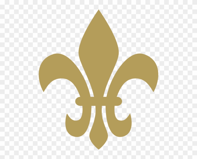 Fleur De Lis Taupe Clip Art At Clker Vector Clip Art - Gold Fleur De Lis Clip Art #1003718