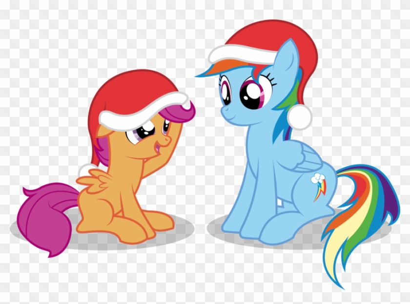 The Clubhouse On Christmas Eve By Redesine On Deviantart - Mlp Rainbow Dash Art Christmas #1004516