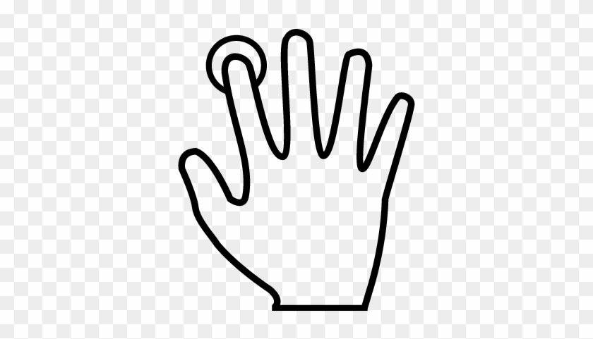 Fingerprint Scanning Using Index Finger Vector - Finger #1004686