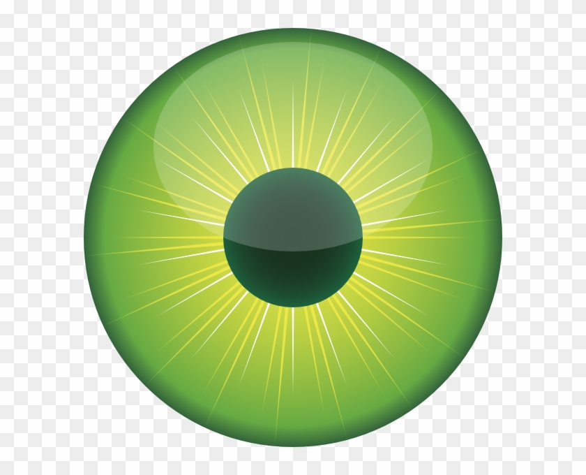 Green Eyes Clipart Blue Eyeball - Fish Eye Clip Art #1004727