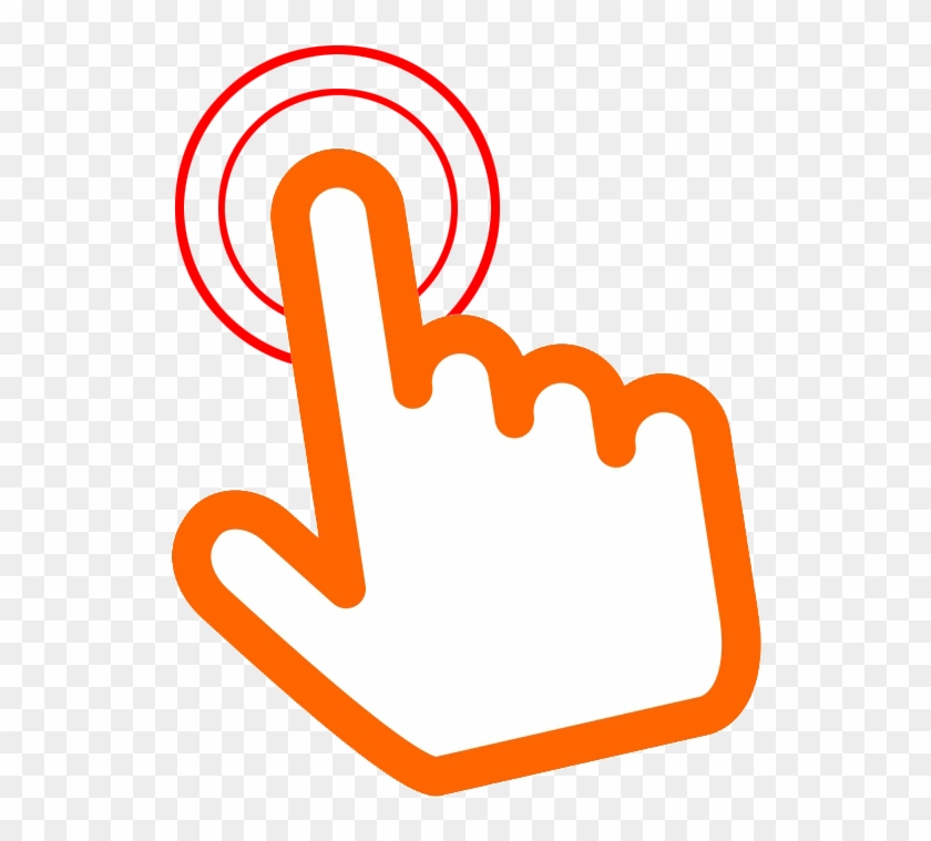 Template Simple Photoshot Hands Gloves - Click Here Hand Icon Png #1004870