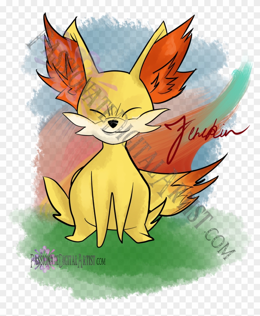 Fennekin - Digital Art #1005208
