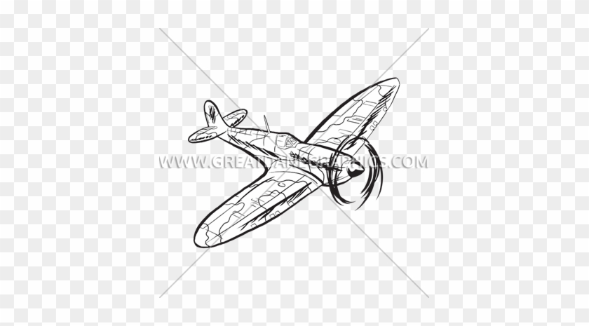 Spitfire - Line Art #1005470