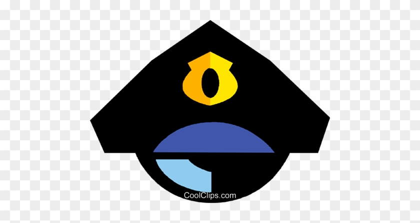 Cap Policial Livre De Direitos Vetores Clip Art Ilustração - Badge, The Street And The Cop: A Lance Lapore Fiction #1006078