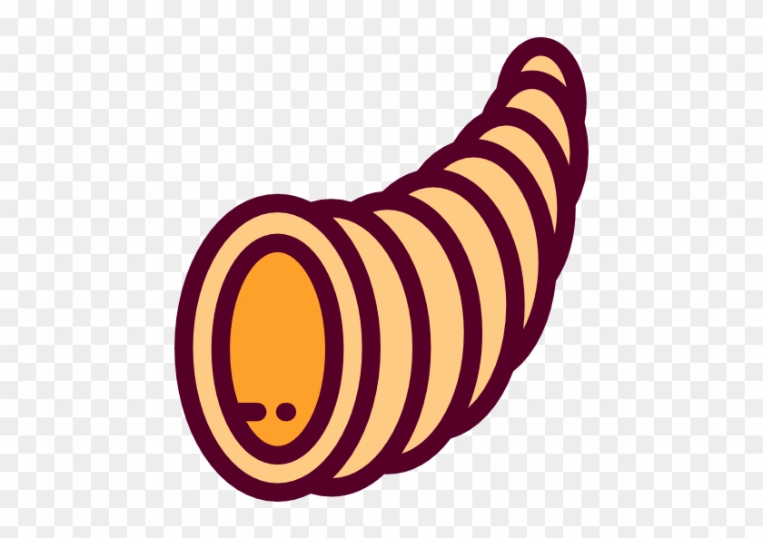Cornucopia Free Icon - Cuerno De La Abundancia Vector #1006420