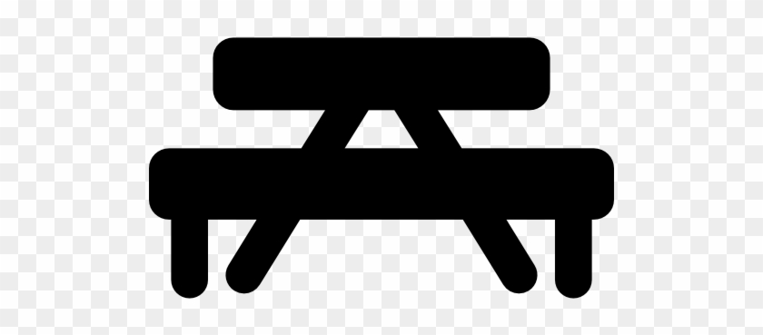 Park Bence Clipart Bbq - Rest Area Icon Png #1006674