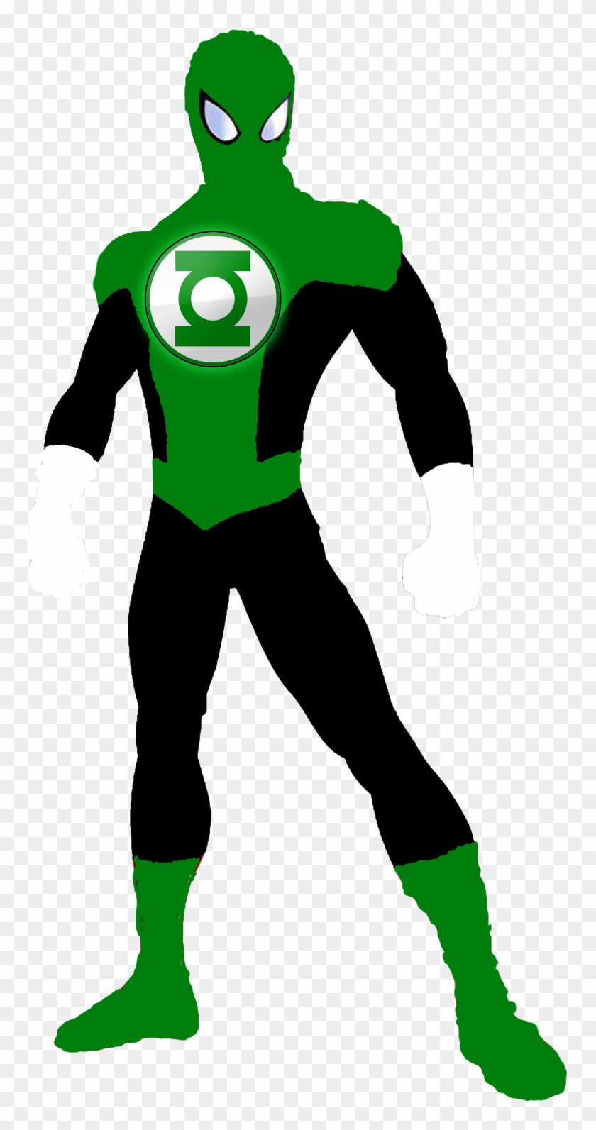 This Is Green Lantern Spiderman's Info Appearance - Ultimate Spiderman In Cartoon #1006883