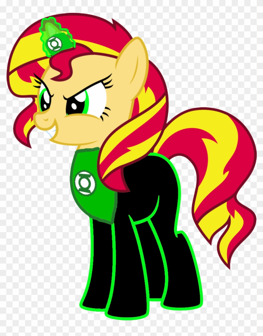 Sunset Shimmer The Green Lantern By Motownwarrior01-da1blid - Sunset Shimmer Quotes #1006953