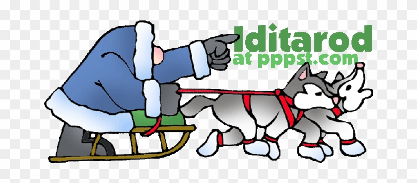 Graphics For Dog Sledding Graphics - Dog Sled Musher Cartoon #1006980
