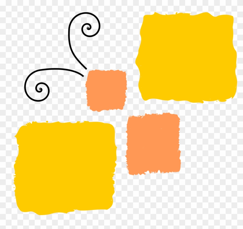 Yellow Butterfly Bclipart - Yellow #1007076