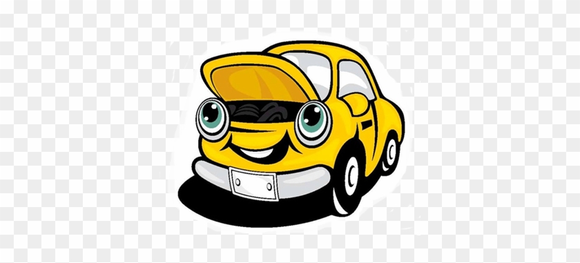 Car With Hood Up Clipart - Cartoon Car Hood Up #1007078