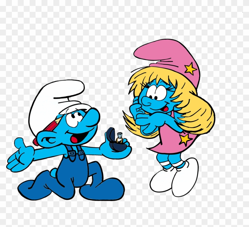 Funny Thank You Moving Animation Clipart - Thank You Smurf Gif #1007092